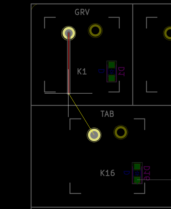 Routing first column